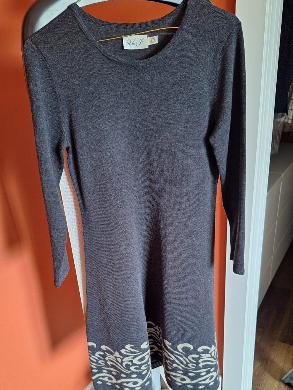 Eliza J Flare Sweater Dress